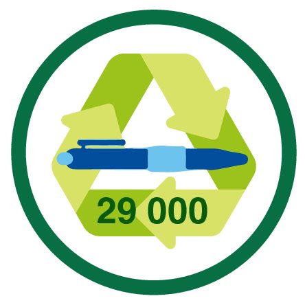 STYLO-2024 Parle-Objet - Logo Ecriture Recyclée
